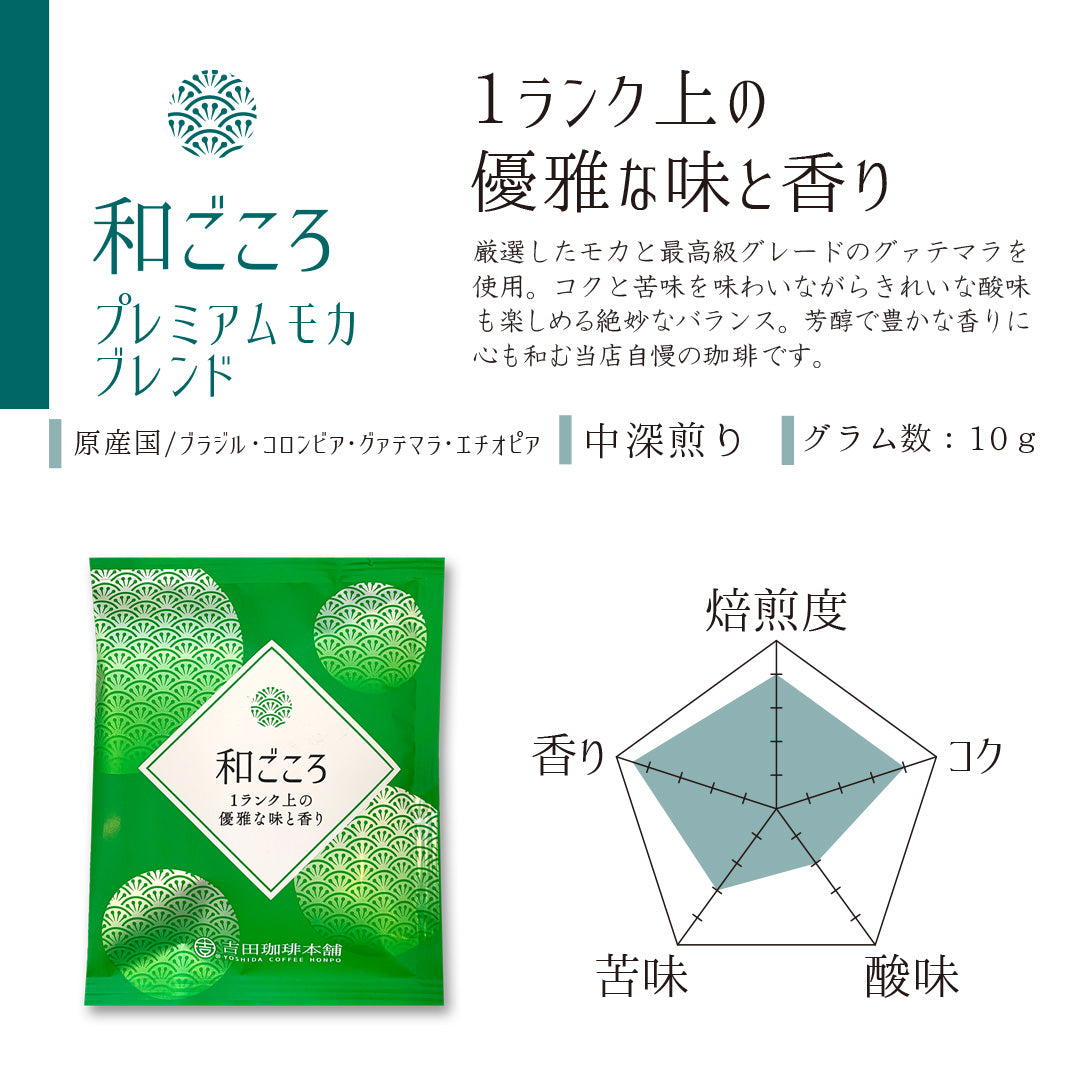 大阪 吉田珈琲本舗 コーヒードリップセット7種70袋入【Folio Sakura 心斎橋ホテル受取限定】